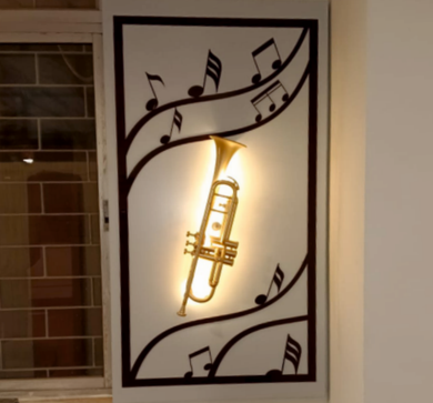 Music themed wall artwork